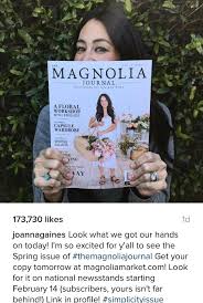 Who Has Spring 2016 Issue And Or 2017 Spring Issue Order Yours From Magnolia Market Today Chip And Joanna Gaines Fixer Upper Joanna Gaines Magnolia Journal