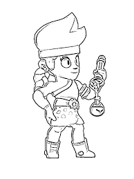 Coloring Page Amber Brawl Stars Boyama Kitaplari Boyama Sayfalari Poster Tasarimlari