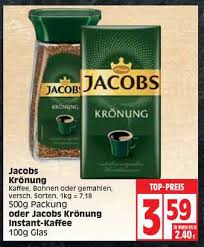 Jacobs Kronung Oder Jacobs Kronung Instant Kaffee Angebot Bei Elli Markt