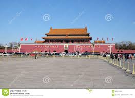 Denkmal für die helden des volkes. Das Tor Des Himmlischen Friedens Am Beruhmten Tiananmen Platz In Peking Redaktionelles Bild Bild Von Quadrat Beijing 96626760