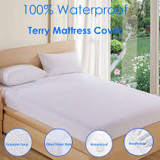 Tolle angebote bei ebay für waterproof bedsheet. New Gc Terry Waterproof Fitted Sheet Mattress Protector All Sizes Mattress Pads Feather Beds Edemia Home Garden