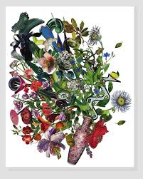 Motut-Firth, Monique. Tipping Point: vase, flower, tire, bird, 2019....