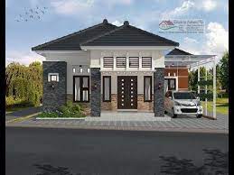 Rumah leter l di kampung, denah rumah leter l, model teras. Modern House 7 05 X 10 Leter L 3 K Tidur Desain Rumah Minimalis Lantai 1 Youtube Minimalist House Design House Arch Design Minimalis House Design