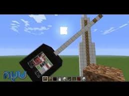 Minecraft How To Make A Sledgehammer Ride With Ugocraft Minecraft Tutorial Minecraft Blueprints Minecraft Theme