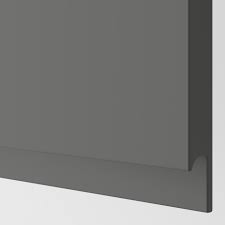 Voxtorp is a smooth door with integrated handles. Voxtorp Dark Grey Door 60x80 Cm Ikea