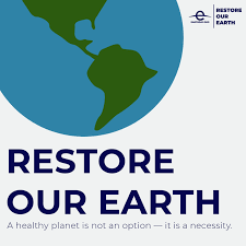 With 50% discount for desktop app. Restore Our Earth Social Graphics Earth Day