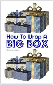 Free shipping & personalized printing on all large car bows, big gift bows & giant bows! How To Gift Wrap Big Box July 2021 Ducks N A Row