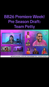 Rounding out our draft we have Team Petty! (Sorry Kenney…you went undrafted  😬) How do we think Kyle’s team will fare this season?! #BB26 #bigbrother  #bigbrothercbs #bigbrother26 #bb26podcast ...