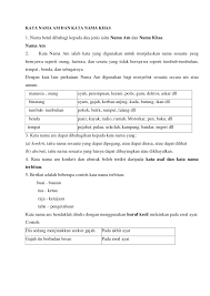 Penggunaan nama timangan atau kata yang dipakai untuk menunjukkan hubungan karib. Kata Nama Am Dan Kata Nama Khas