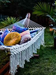 In this hammock you can feel like on the boat. Diy Hammock Stand Place Of My Taste