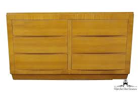 Rway Furniture Blonde Mid Century Modern 60 Double Dresser 4111 Double Dresser Furniture Mid Century Modern