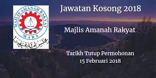 Untuk makluman, terdapat beberapa kekosongan jawatan yang dibuka untuk permohonan oleh pihak majlis amanah rakyat (mara). Majlis Amanah Rakyat Jawatan Kosong Mara 15 Februari 2018 Majlis Amanah Rakyat Mara Calon Yang Sesuai Untuk Mengisi Kekosongan Jawa Book Cover Books Oktober