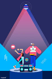 Download Premium Vector Of Illustration Of People On A Dance Floor Vector In 2020 Social Media Icons Vector Social Media Icons Free Happy Emoticon