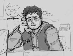 Rule 34 Dev - facial_hair five_nights_at_freddys  five_nights_at_freddys_(film) fnaf in_public josh_hutcherson lip_bite  male_masturbation male_only masturbation mike_schmidt monochrome phone_sex  solo_male|9772512872