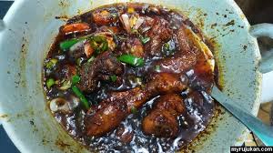 Caramelized prawn in dark soy sauce! Ayam Masak Kicap Menggunakan Cili Mesin Myrujukan