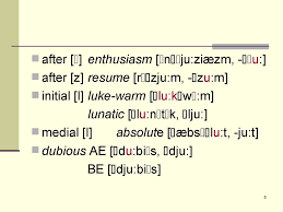 While the chicago manual of style suggests only preserving the accent mark when it is essential for the pronunciation. New Tendencies In English Pronunciation Online Presentation