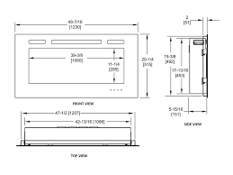 Purchase one of these you have the dimensions of the. Hearth Home 48 In Allusion Simplifire Wall Mount Electric Fireplace Electric Fireplaces Direct