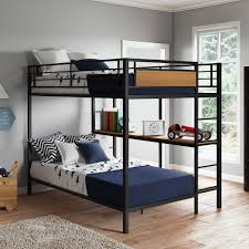 Twin on top of a full bunk beds offer added comfort for children who vary in age and size. Better Homes Gardens Austen Full Over Twin Bunk Bed With Open Bookshelves Walmart Com Walmart Com