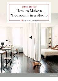 How To Create A Bedroom In A Studio Apartment Cozy Bedroom Lighting Bedroom Decor Small Room Design