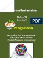 Prakarya dan kewirausahaan kelas/semester : Soal Perencanaan Usaha Makanan Internasional Cara Golden