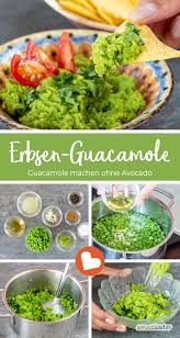 Guacamole Ohne Avocado Erbsen Guacamole Selber Machen Als Regionale Alternative Rezepte Fingerfood Vegetarisch Gemuse Aufstrich