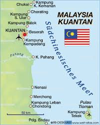 The reef situated adjacent to kg. Map Of Kuantan Region In Malaysia Welt Atlas De