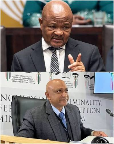 Suspended Police Minister Senzo Mchunu has strongly rejected testimony from KZN Hawks Officer Lt-Col Deena Govender at the Madlanga Commission, which alleged Mchunu plotted to implicate KZN Police Chief Lt-Gen Nhlanhla Mkhwanazi