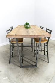 Solid wood hand inlaid native american art. Reclaimed Wood Dining Table With Square Steel Base Bar Etsy Wood Dining Table Reclaimed Wood Dining Table Dining Table