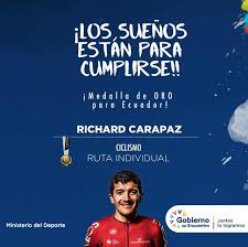 Antes que él, sólo otro ecuatoriano había subido al podio olímpico: Medalla Olimpica Consulado General Del Ecuador En Madrid Facebook