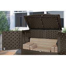 Suncast Backyard Oasis Top Lid Storage Entertaining Station Patio Cushion Storage Shed Storage Decor Pad