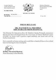 Ghanese ministerie verantwoordelijk voor onderwijs. Education Minister Napo Discharged From Ugmc
