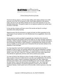 Instead of offering a clone to. Online Dating Marketing Guide Audio Script Dating Software
