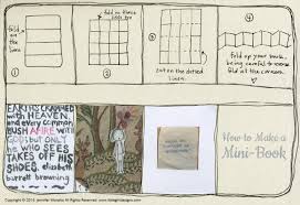 Fold the paper in half, short side to short side, and in half again, short side to short side, and in half again, short side to short side. How To Make A Mini Book Out Of One Sheet Of Paper Jennie Moraitis