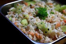 Recette De Salade De Riz Rose Et Verte Recette Salade De Riz Recette Salade De Riz Recette Salade