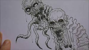 Here is a drawing tutorial that will creep your friends out. I Love Drawing Horror Stuff Youtube