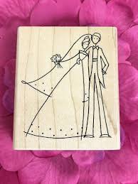 Whether cute or eclectic you will find a huge selection of stamps in both clear polymer and rubber. Happy Couple Rubber Stamp By Stampendous Wedding Bride Groom Wedding Life Together Beginning Love Joy Card Making Scrapbooking Card Making Scrapbook Stamp