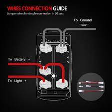 Another reason why the 5 pin rocker switch is popular for light bars is because they have an illuminated light that can work with your factory interior. Mictuning 5pin Laser Lighted Whip Rocker Switch On Off Led Light 20a 12v Blue Amazon In Industrial Scientific