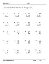 Great to use on seesawthis is a double digit adding and subtracting printable packet without regrouping.added more pages!!!! Worksheets 2 Digit Subtraction No Regrouping Subtraction Regrouping Subtraction With Regrouping Worksheets