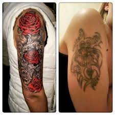 These coverups turn bad tattoos into gorgeous works of art. 42 Cover Up Rose Tattoo Designs