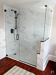 We hired cast glass images to create and install a new glass waves shower door for our master bath. Custom Frameless Shower Door Store Master Shower Doors