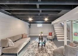 12 Finishing Touches For Your Unfinished Basement Basement Ceiling Basement Makeover Basement Design