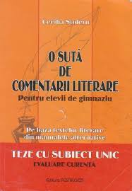 Comentariu literar este una care se face în jurul unei lucrări de literatură. O Suta De Comentarii Literare Pentru Elevii De Gimnaziu Pe Baza Textelor Literare Din Manualele Alternative