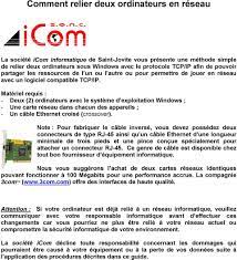 Plusieurs ordinateurs tournant sous windows xp (des ordinateurs tournant sous deux versions différentes de windows peuvent faire. Comment Relier Deux Ordinateurs En Reseau Pdf Free Download