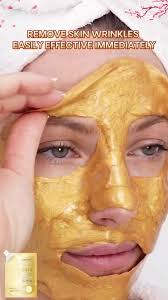98.4%Gold Peel-Off Face Mask facemaskskincare satisfying.Gold maskimproves  rough skin, brightens,tightens, and fades wrinkles. #mask #skin #skincare  #skincaretips #beautyhacks #beautytips #peeloffmask ...