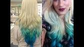 You can add some depth to your strands with neon green hair and chocolate lowlights. Neon Ombre Hair Tutorial Youtube