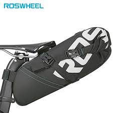 Roswheel 8l Bicycle Bike Bag Cycling Accessories Tail Bag Wrap Up Closure Volume Seat Post Storage Pack Mtb Road Pannier Pouch Review En 2020 Con Imagenes Bicicletas