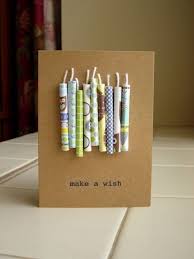 Handmade Birthday Card For Boyfriend What To Write 32 Handmade Birthday Card Ideas And Images Candle Cards Cards Handmade Handmade Birthday Cards