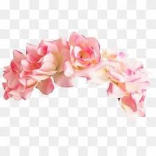 Flower Crown Clipart Headband Pink Flower Crown Png Transparent Png In 2020 Crown Png Pink Flower Crown Blue Flower Crown