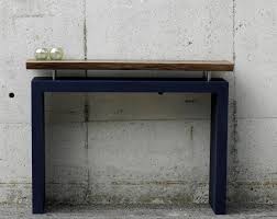 Bahut Bureau En Noyer Etsy Entryway Tables Modern Console Tables Contemporary Console Table