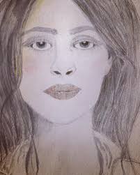 Graphite and colour pencil work.